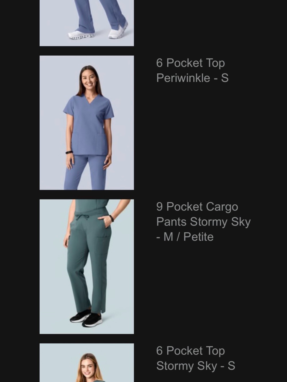 2 pairs of Mandala scrubs - like new